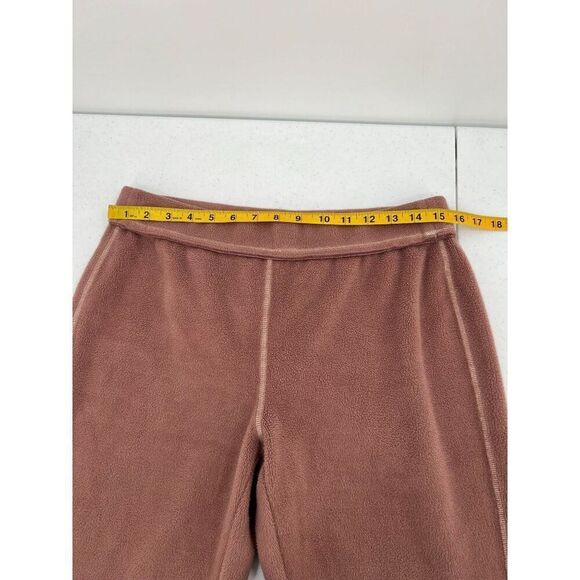 Out From Under L Pink Fleece Flared Pants Lounge Bohemian Y2K Urban Outfitters - Picture 4 of 8